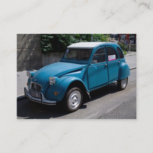 Carte De Visite Citroen 2 CV (Devant)