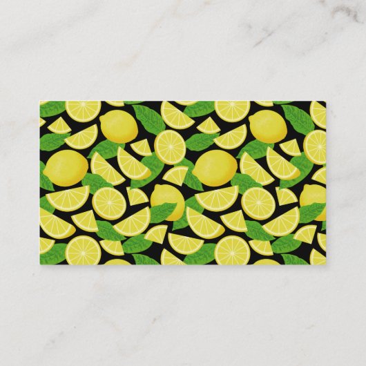 Carte De Visite Citron (Dos)