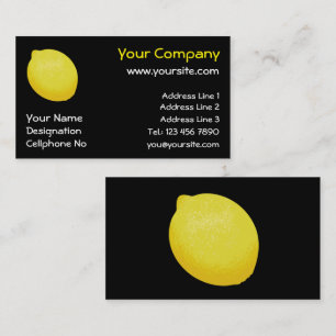 Carte De Visite Citron