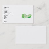 Carte De Visite citron vert (Devant / Derrière)