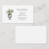 Carte De Visite Citronnier topiaire en pot Gardener (Devant / Derrière)