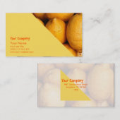 Carte De Visite Citrons (Devant / Derrière)