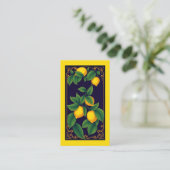 Carte De Visite Citrons Art Nouveau (Debout devant)