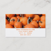 Carte De Visite Citrouille (Dos)