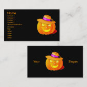 Carte De Visite Citrouille (Devant / Derrière)