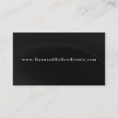 Carte De Visite Citrouille d'Halloween (Dos)