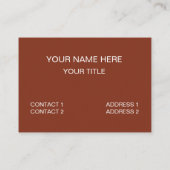 Carte De Visite Citrouille Squash Drôle Citrouilles (Dos)