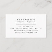 Carte De Visite City Apartments, Réalisateur, Agent immobilier (Dos)