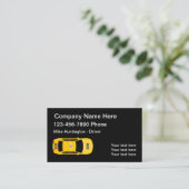 Carte De Visite City Taxi Moderne (Debout devant)