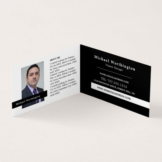 Carte De Visite Cityscape, Logo de l'entreprise/Photo, Affaires et (Intérieur)