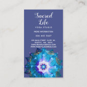 Carte De Visite Clair de Lune | Mandala de la Paix (Dos)