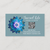 Carte De Visite Clair de Lune | Peace Mandala (Dos)