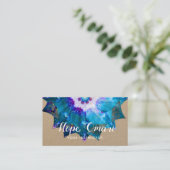 Carte De Visite Clair de Lune | Peace Mandala (Debout devant)