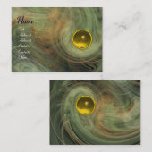 Carte De Visite CLAIR VORTEX TOPAZ gris jaune (Devant / Derrière)