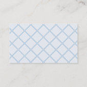 Carte de visite claire avec bleu (Dos)