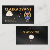 Carte De Visite clairvoyant (Devant / Derrière)