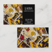 Carte De Visite Clairvoyant Psychic Tarot Star (Devant / Derrière)