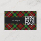 Carte De Visite Clan Boyd Crest sur Tartan (Dos)
