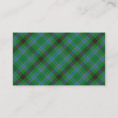 Carte De Visite Clan écossais Duncan Tartan Plaid (Dos)