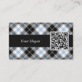 Carte De Visite Clan Forbes Crest sur la robe Tartan (Dos)