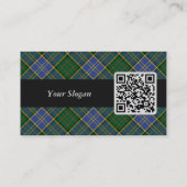 Carte De Visite Clan MacMillan Chasse Tartan (Dos)