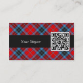 Carte De Visite Clan MacTavish Tartan (Dos)