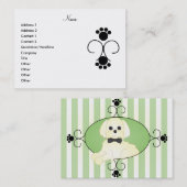 Carte De Visite Clancey Fancy Pants (Devant / Derrière)