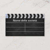 Carte De Visite clap cinema (Dos)