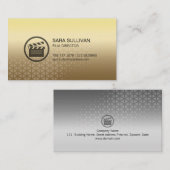 Carte De Visite Clapperboard Icon Film Director (Devant / Derrière)