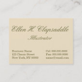 Carte De Visite Clapsaddle : Ange avec des lis (Dos)