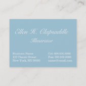 Carte De Visite Clapsaddle : Musique faisant la fée de Pâques (Dos)