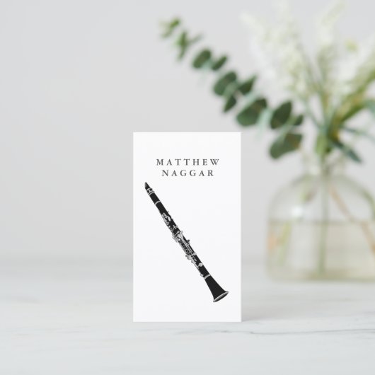 Carte De Visite Clarinet (Debout devant)