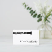 Carte De Visite Clarinet (Debout devant)