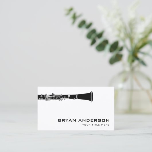 Carte De Visite Clarinet (Debout devant)