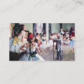 Carte De Visite Classe de danse par Edgar Degas (Dos)