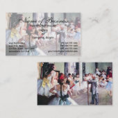 Carte De Visite Classe de danse par Edgar Degas (Devant / Derrière)