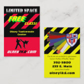 Carte De Visite Classe libre 2 (Devant / Derrière)