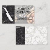 Carte De Visite Classeur | Ingrédients et outils de cuisson (Devant / Derrière)