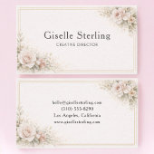 Carte De Visite Classic Botanical Neutral