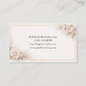 Carte De Visite Classic Botanical Neutral (Dos)