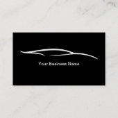 Carte De Visite Classic Luxury Automotive Noir Core (Devant)