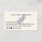 Carte De Visite Classic Modern Professional Simple Dragonfly (Dos)