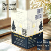 Carte De Visite Classic Navy Open House Floor Plan Elegant Detail 