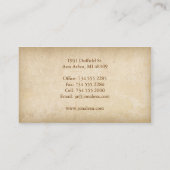 Carte De Visite Classique (Dos)