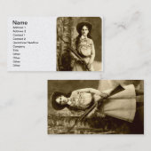 Carte De Visite Classique Annie Oakley (Devant / Derrière)