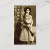 Carte De Visite Classique Annie Oakley (Dos)