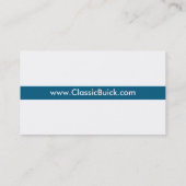 Carte de visite classique Buick (Dos)