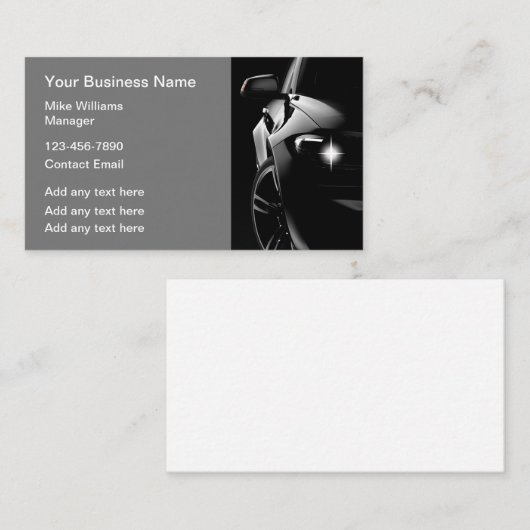 Carte de visite classique Carte de visite de l'aut (Devant / Derrière)