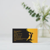 Carte de visite classique d'affaires de danse (Debout devant)