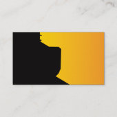 Carte de visite classique d'affaires de danse (Dos)